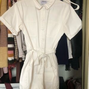 Women's Cream Romper